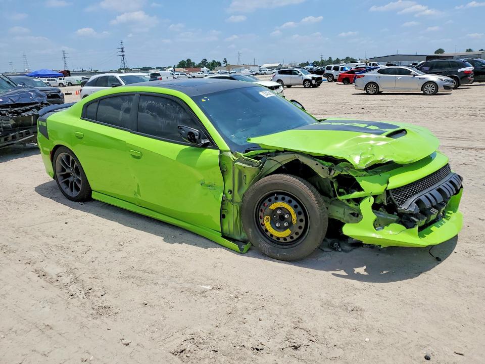 2023 Dodge Charger VIN 2C3CDXCT3PH671754 COPART salvage auction — FRONT END, Ky - Cert Of Title-Salvage, sold $9,400 on 2026-07-28 (photo 4)