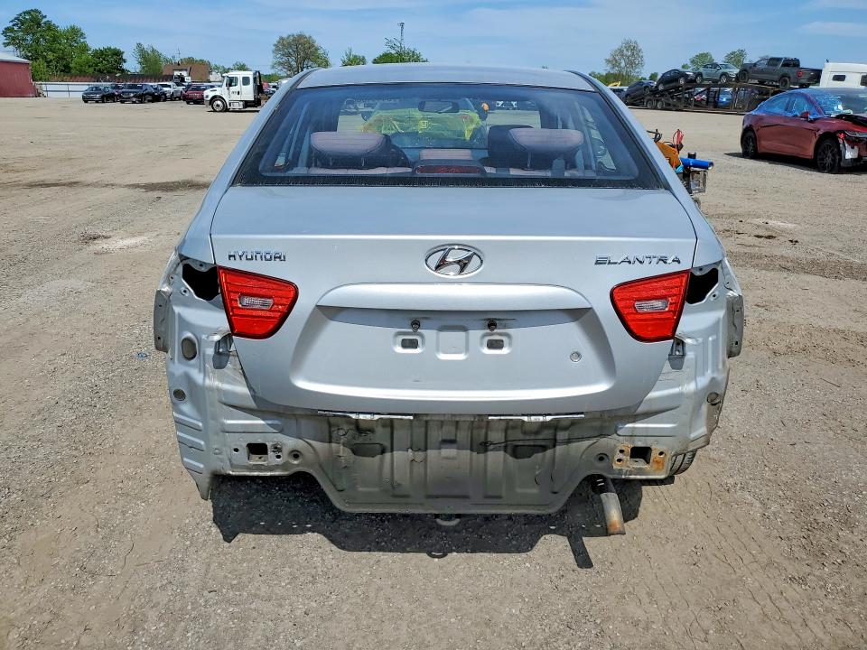 2009 Hyundai Elantra VIN KMHDU45D49U624328 COPART salvage auction — REAR END, On - Permit No Brand - Unfit, sold $575 on 2026-07-02 (photo 6)