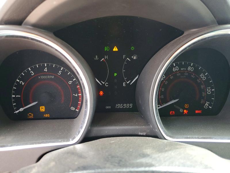 2011 Toyota Highlander VIN 5TDZK3EH4BS030099 COPART salvage auction — FRONT END, Tx - Salvage Vehicle Title, sold $975 on 2026-07-22 (photo 9)