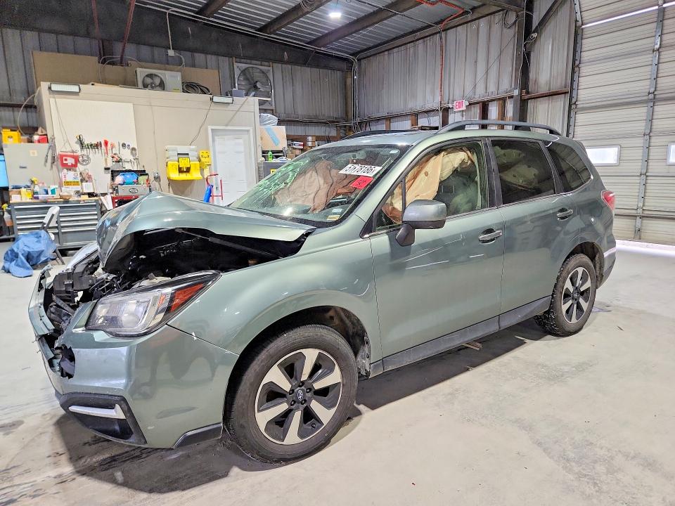 2018 Subaru VIN JF2SJARC0JH459591 COPART salvage auction — FRONT END, Mo - Salvage Certificate Of Title, sold $70 on 2026-07-28 (photo 1)