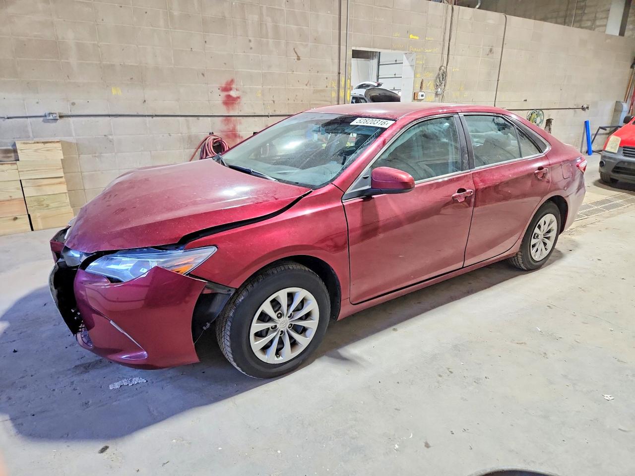 2016 Toyota Camry VIN 4T1BF1FK5GU605300 COPART salvage auction — Front End, MN - CERT OF TITLE-SALVAGE, sold $1,550 on 2026-07-02 (photo 1)