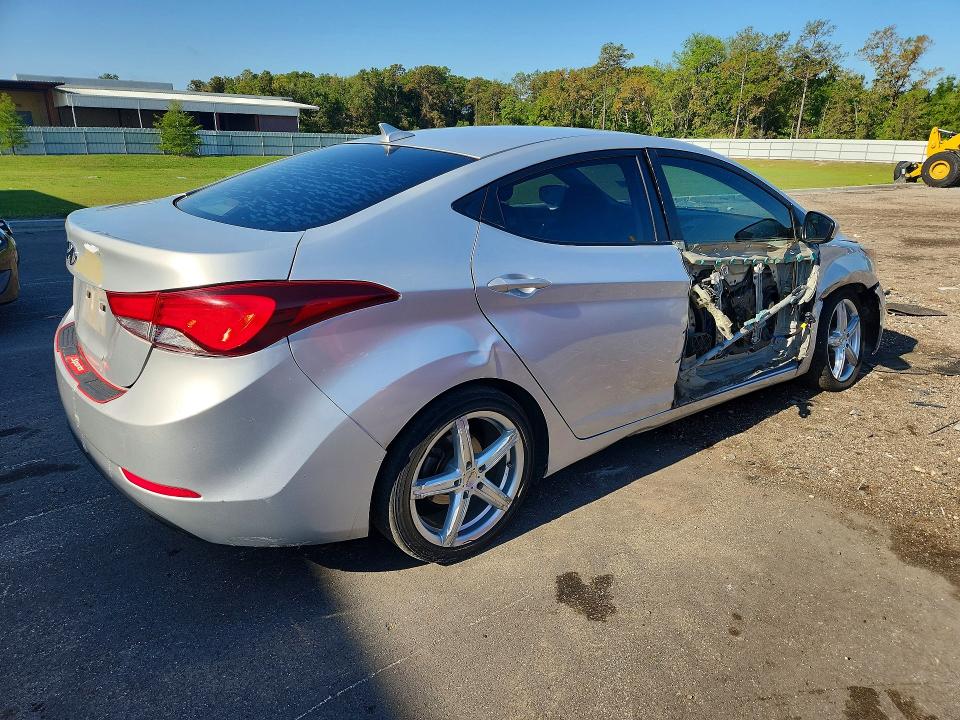 2015 Hyundai VIN KMHDH4AE5FU378761 COPART salvage auction — SIDE, Fl - Certificate Of Destruction, sold $725 on 2026-07-20 (photo 3)