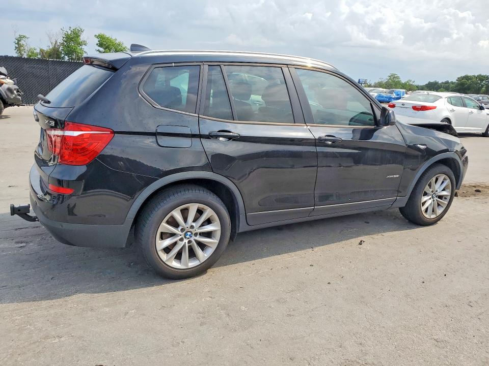 2017 BMW X3 VIN 5UXWX9C57H0T06690 COPART salvage auction — FRONT END, Fl - Cert Of Title Slvg Rebuildable, sold $1,850 on 2026-07-09 (photo 3)