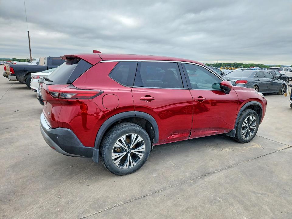 2021 Nissan Rogue VIN JN8AT3BA4MW003574 COPART salvage auction — FRONT END, TX - CERTIFICATE OF TITLE, sold $3,950 on 2026-07-23 (photo 3)