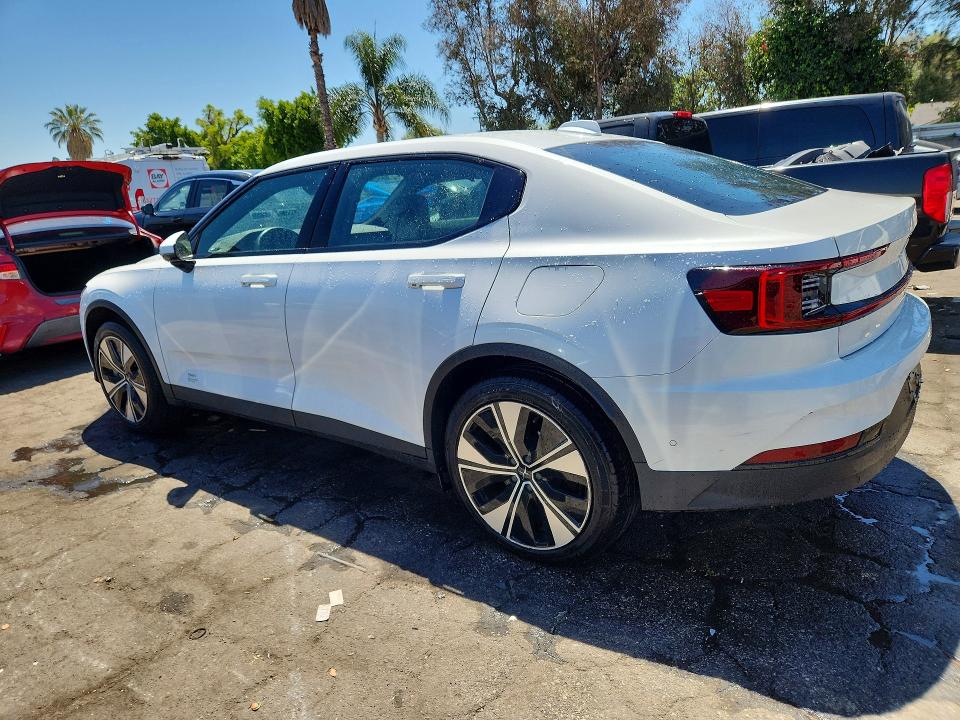 2023 Polestar 2 VIN YSMEG3KA6PL157053 COPART salvage auction — SIDE, CA - CERTIFICATE OF TITLE, sold $14,900 on 2026-07-27 (photo 2)