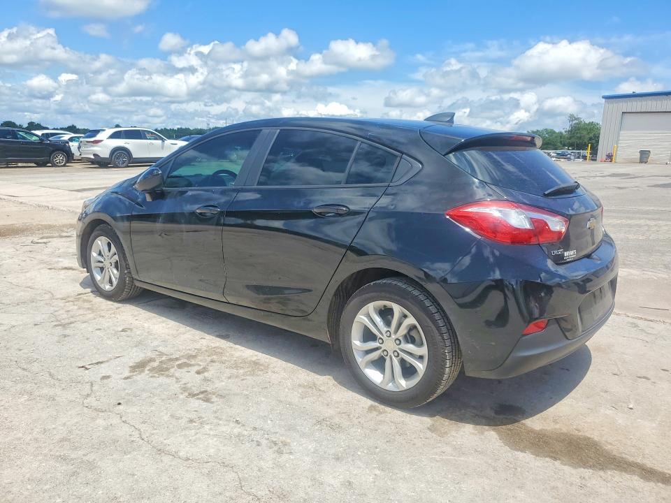 2019 Chevrolet Cruze VIN 3G1BC6SMXKS553956 COPART salvage auction — HAIL, Ok - Certificate Of Title, sold $3,450 on 2026-07-23 (photo 2)