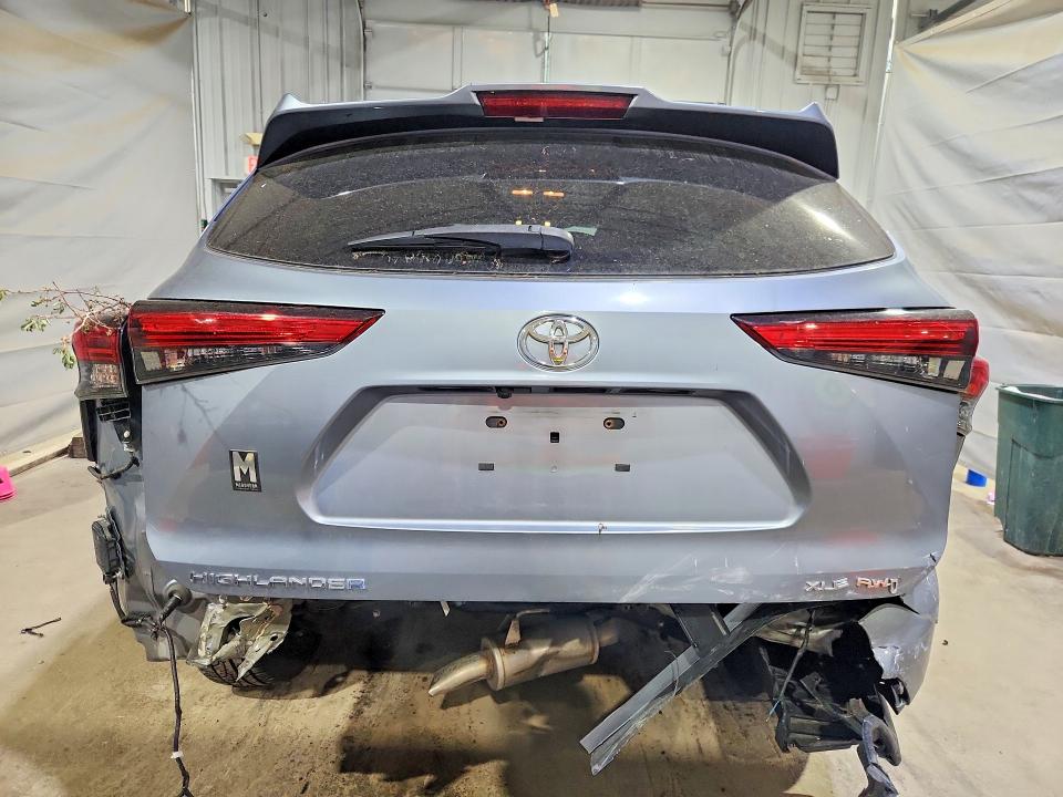 2021 Toyota Highlander VIN 5TDGZRBHXMS088568 COPART salvage auction — REAR END, NH - CERT OF TITLE-SALVAGE, sold $12,000 on 2026-07-02 (photo 6)