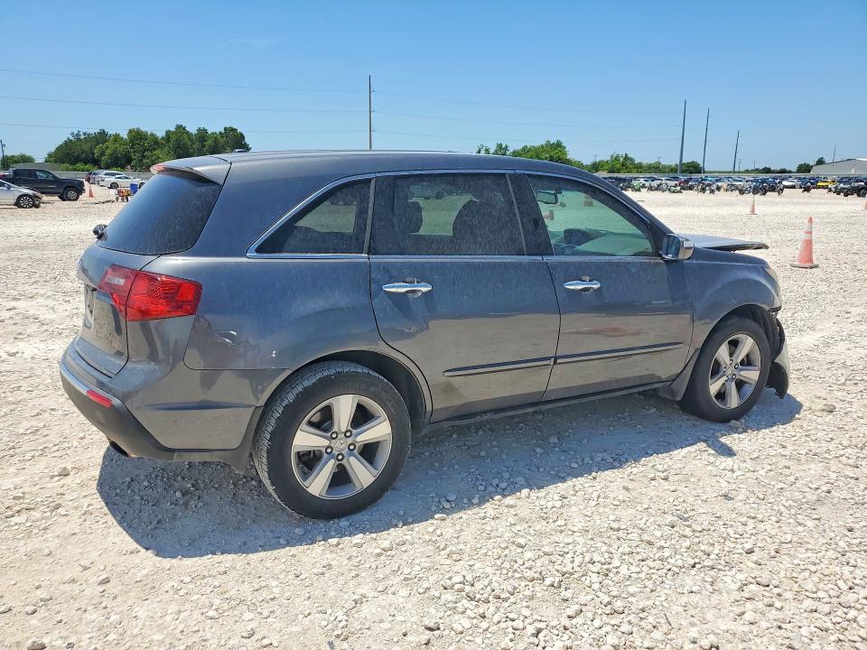 2011 Acura Mdx VIN 2HNYD2H67BH515372 COPART salvage auction — FRONT END, Tx - Salvage Vehicle Title, sold $650 on 2026-07-09 (photo 3)