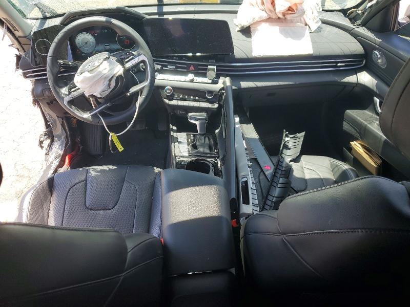 2023 Hyundai Elantra VIN KMHLN4AJ5PU091844 COPART salvage auction — FRONT END, Ca - Salvage Certificate, sold $2,950 on 2026-07-14 (photo 8)