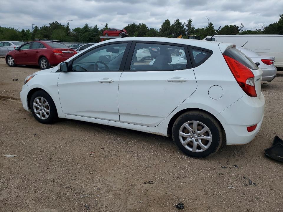 2013 Hyundai Accent VIN KMHCT5AE7DU136678 COPART salvage auction — FRONT END, Il - Salvage Certificate, sold $325 on 2026-07-28 (photo 2)