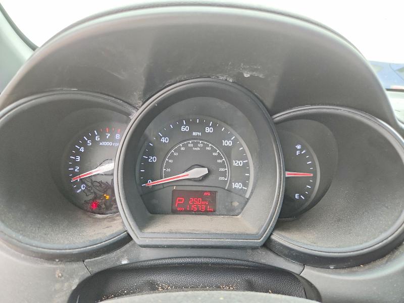 2013 Kia Rio VIN KNADN4A3XD6124750 COPART salvage auction — FRONT END, Az - Cert Of Title - Salvage, sold $775 on 2026-07-06 (photo 9)