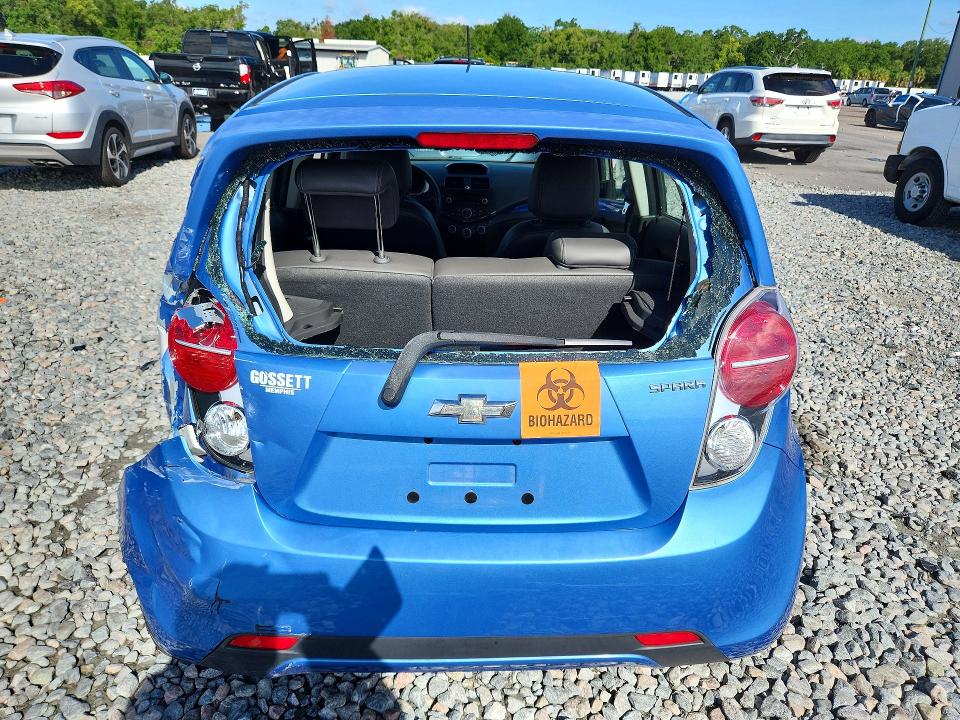 2014 Chevrolet Spark VIN KL8CB6S99EC430775 COPART salvage auction — REAR END, Tn - Salvage Certificate, sold $850 on 2026-07-06 (photo 6)