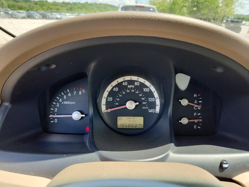 2007 Kia Sportage VIN KNDJE723377440057 COPART salvage auction — UNDERCARRIAGE, Il - Salvage Certificate, sold $275 on 2026-07-20 (photo 9)
