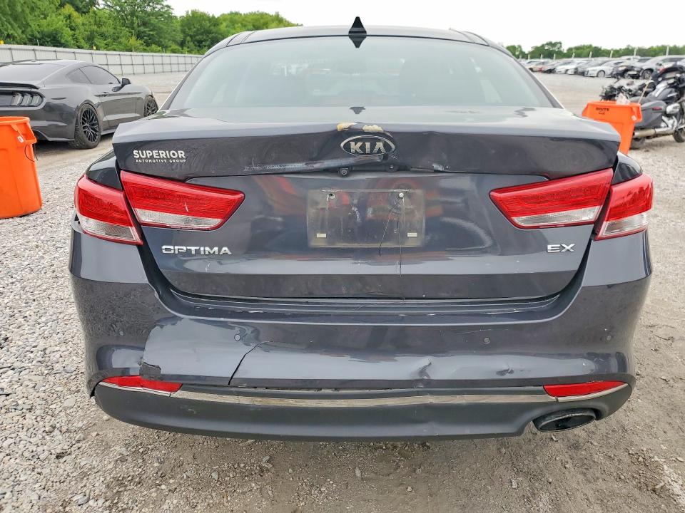 2017 Kia Optima VIN 5XXGU4L39HG157133 COPART salvage auction — REAR END, Ar - Cert Of Title-Salvage, sold $1,650 on 2026-07-08 (photo 6)