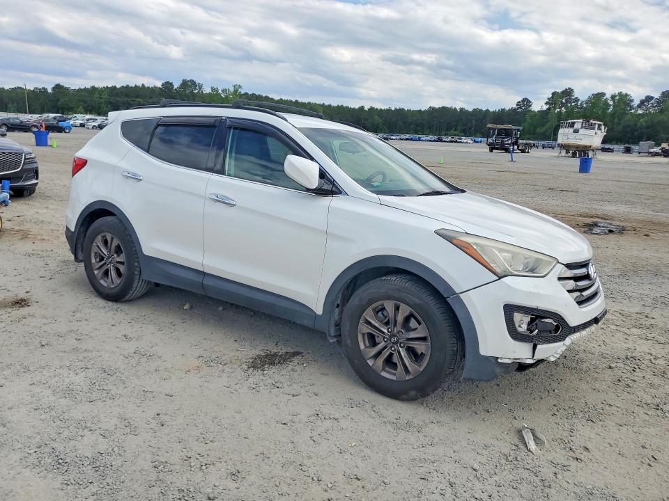 2015 Hyundai Santa fe VIN 5XYZU3LBXFG305101 COPART salvage auction — FRONT END, Nc - Salvage Certificate Of Title, sold $2,350 on 2026-07-13 (photo 4)