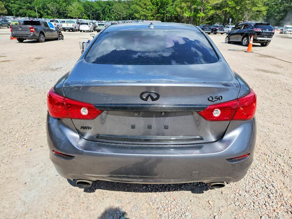 2015 Infiniti VIN JN1BV7ARXFM410549 COPART salvage auction — FRONT END, Nc - Salvage Certificate Of Title, sold $1,200 on 2026-07-03 (photo 6)