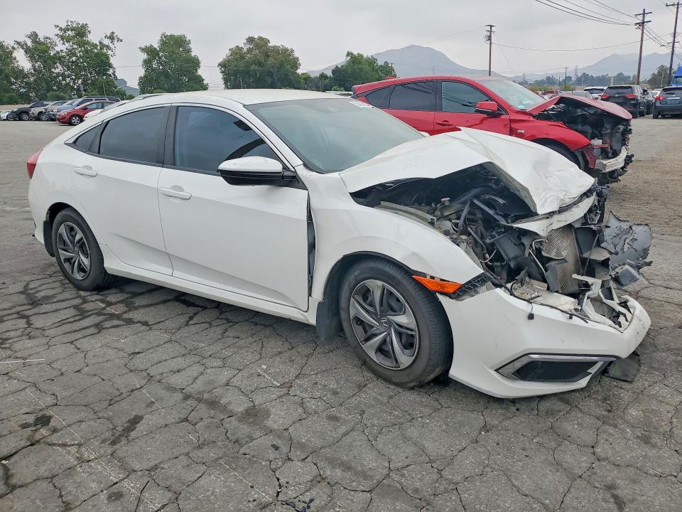 2020 Honda VIN 2HGFC2F61LH500209 COPART salvage auction — FRONT END, Ca - Salvage Certificate, sold $3,500 on 2026-07-03 (photo 4)