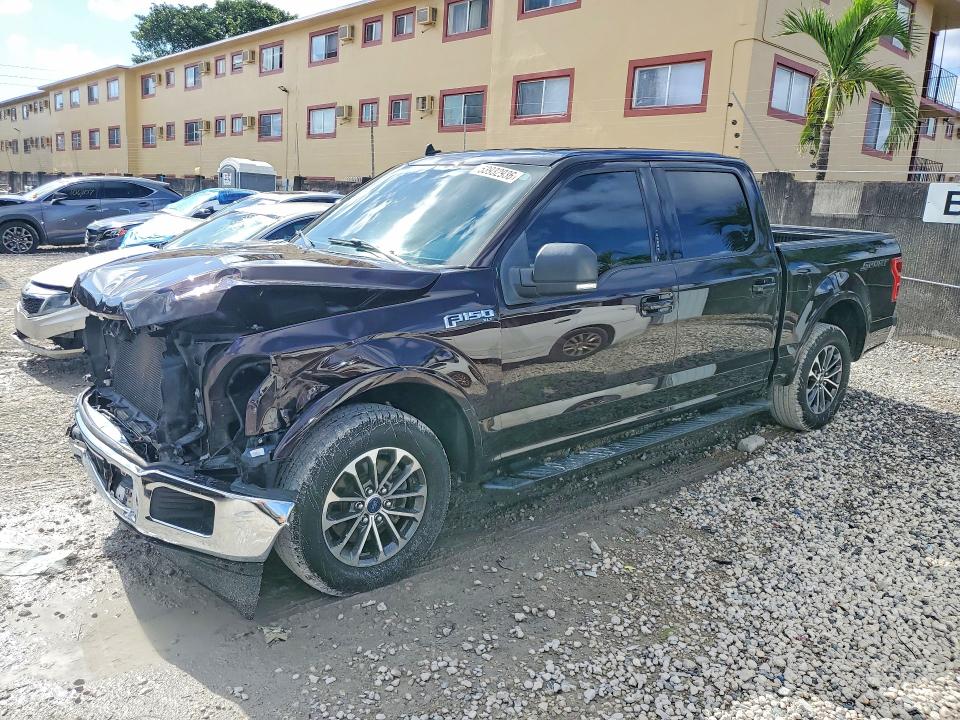 2019 Ford VIN 1FTEW1CP7KFB25080 COPART salvage auction — FRONT END, FL - CERT OF TITLE SLVG REBUILDABLE, sold $7,300 on 2026-07-02 (photo 1)
