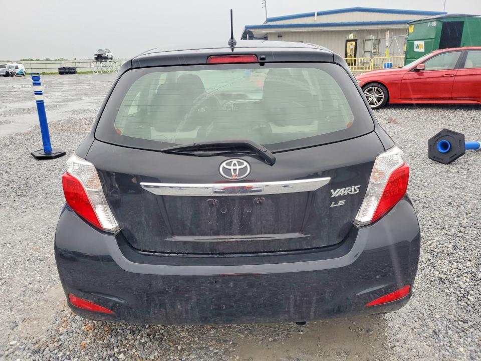 2012 Toyota Yaris VIN JTDKTUD34CD526821 COPART salvage auction — FRONT END, Tx - Salvage Vehicle Title, sold $125 on 2026-07-27 (photo 6)