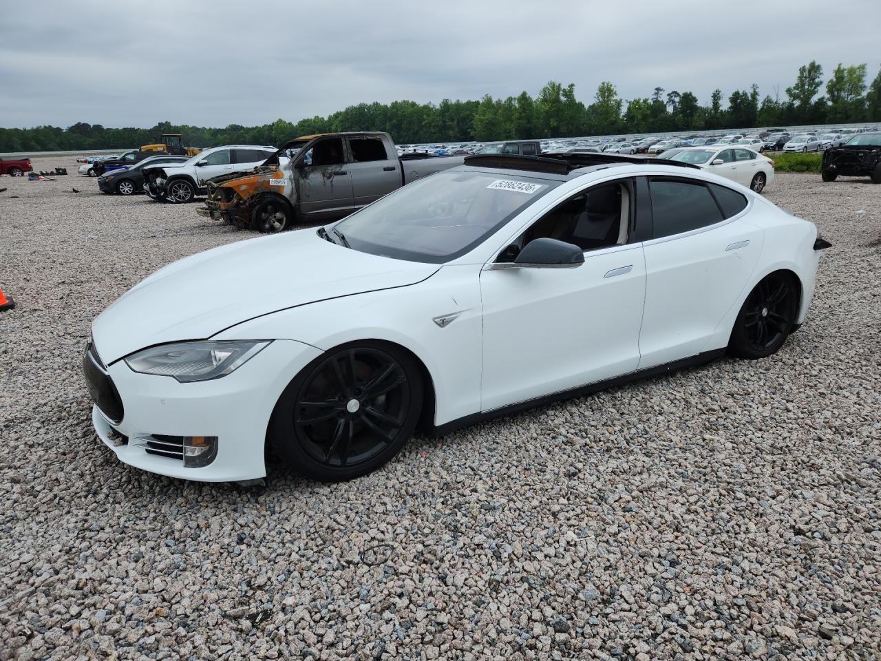 2013 Tesla Model S VIN 5YJSA1CP0DFP24928 COPART salvage auction — Mechanical, NC - DEALER ONLY CLEAN TITLE, sold $1,750 on 2026-06-30 (photo 1)