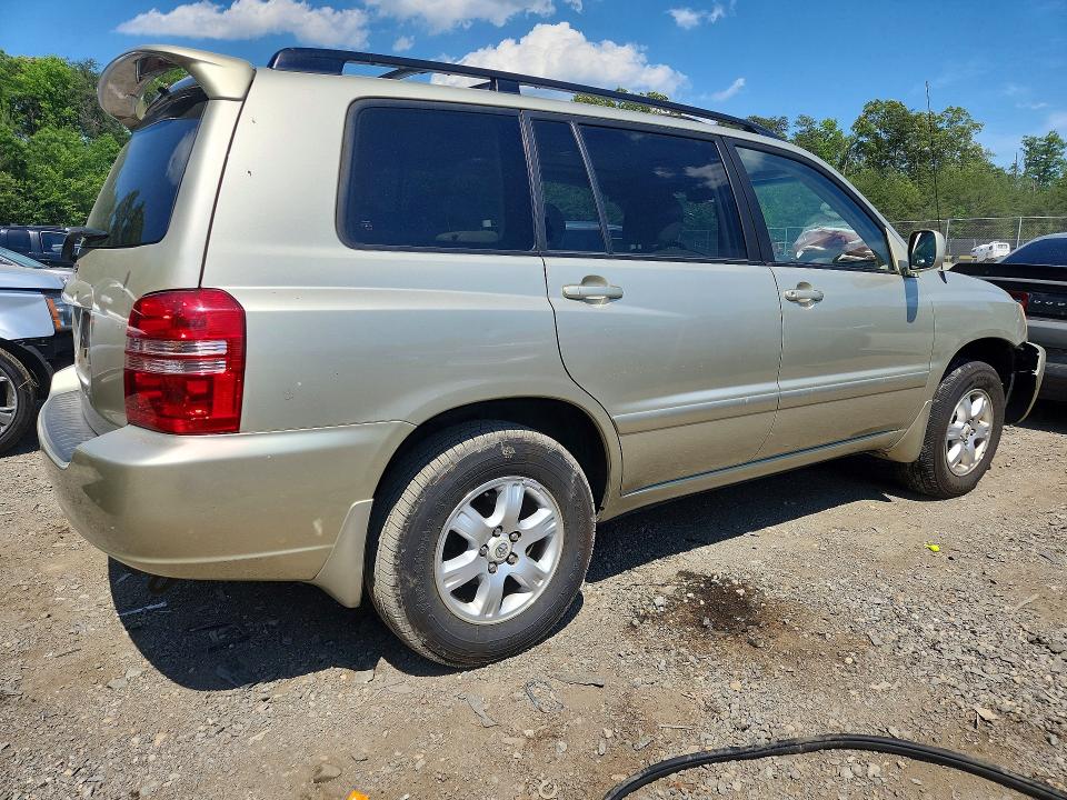 2002 Toyota Highlander VIN JTEHF21A920044971 COPART salvage auction — FRONT END, Md - Cert Of Salvage > 75% Damage, sold $425 on 2026-07-10 (photo 3)