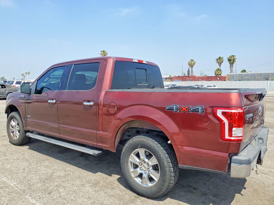 2016 Ford F-150 VIN 1FTEW1EG9GKE14599 COPART salvage auction — FRONT END, Ca - Non-Repairable Vehicle Cert, sold $2,700 on 2026-07-02 (photo 2)