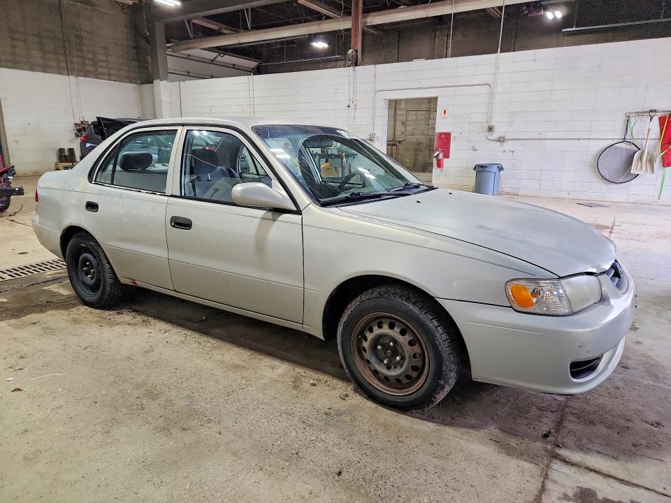 2001 Toyota Corolla VIN 1NXBR12E41Z450351 COPART salvage auction — FRONT END, Mn - Cert Of Title-Prior Salvage, sold $275 on 2026-07-02 (photo 4)