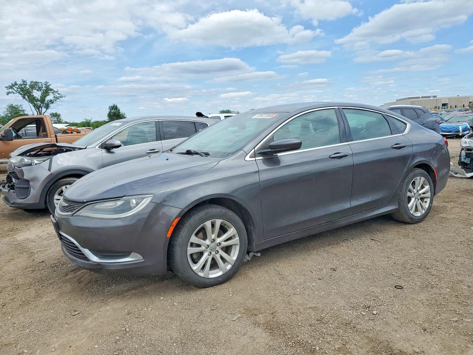 2015 Chrysler 200 VIN 1C3CCCAB3FN605183 COPART salvage auction — HAIL, Ia - Cert Of Title-Salvage Title, sold $1,050 on 2026-07-10 (photo 1)