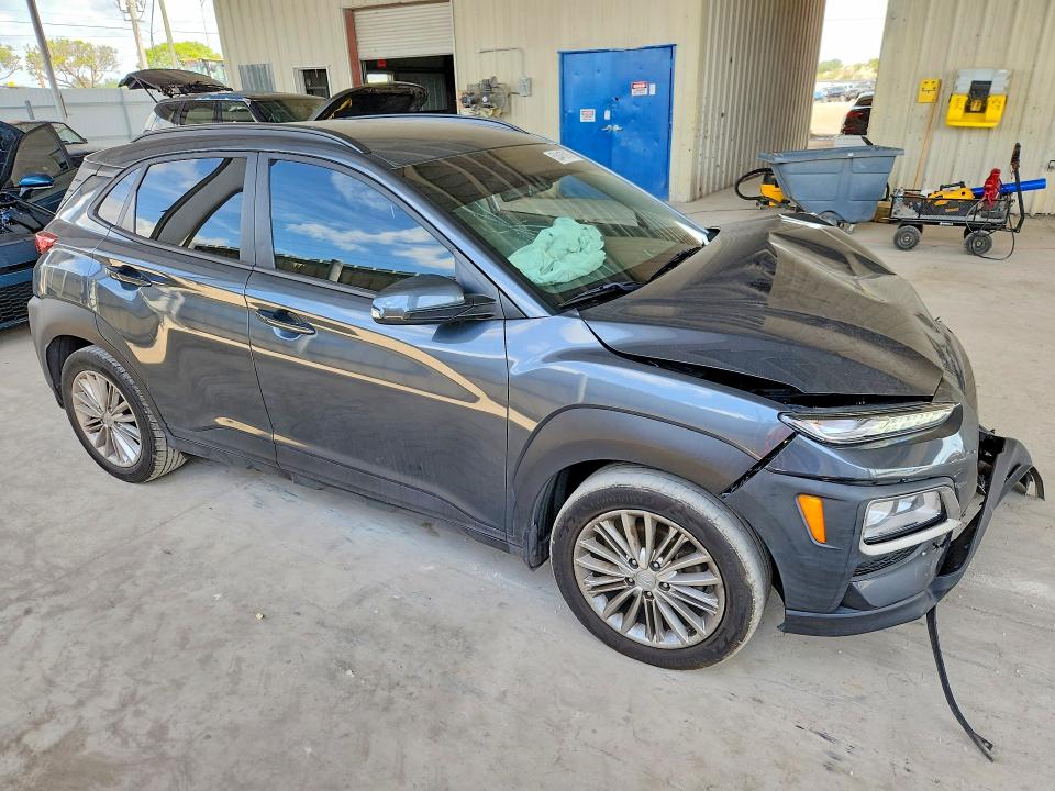2021 Hyundai Kona VIN KM8K22AA2MU694240 COPART salvage auction — FRONT END, Fl - Cert Of Title Slvg Rebuildable, sold $3,350 on 2026-07-22 (photo 4)