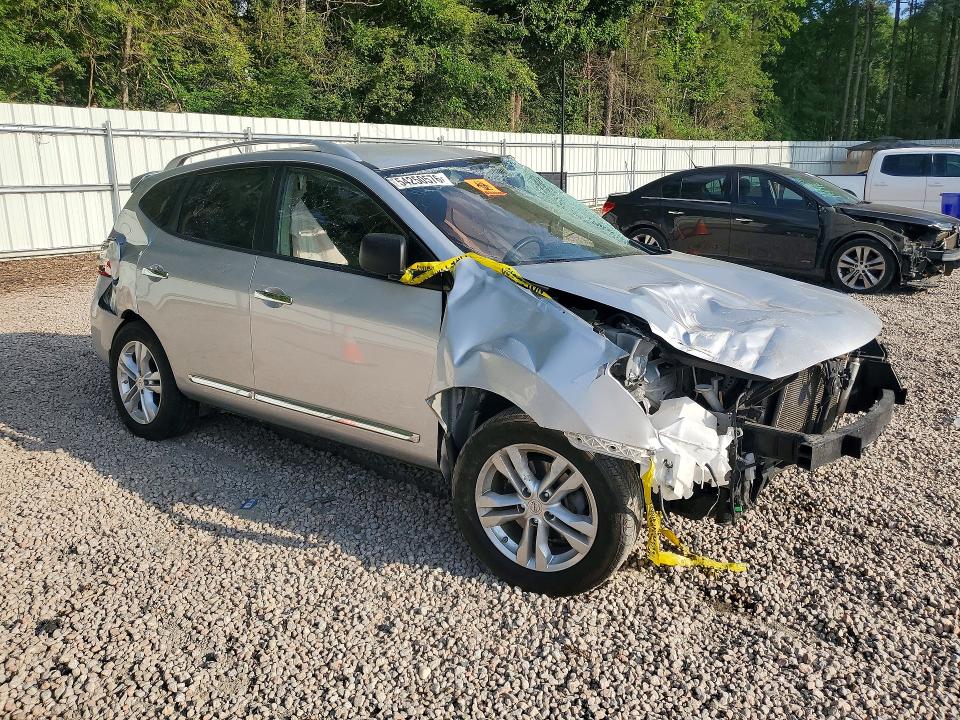 2015 Nissan Rogue VIN JN8AS5MT0FW670254 COPART salvage auction — FRONT END, Nc - Salvage Certificate Of Title, sold $775 on 2026-07-10 (photo 4)