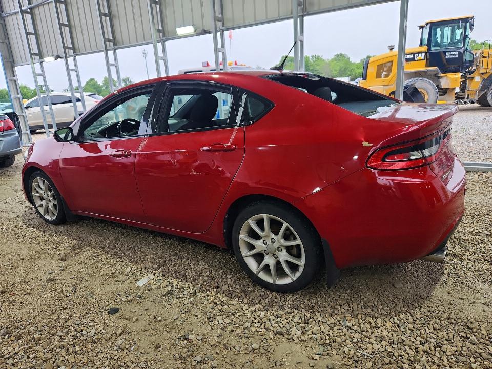 2013 Dodge Dart VIN 1C3CDFBH6DD149734 COPART salvage auction — HAIL, Mo - Salvage Certificate Of Title, sold $70 on 2026-09-08 (photo 2)