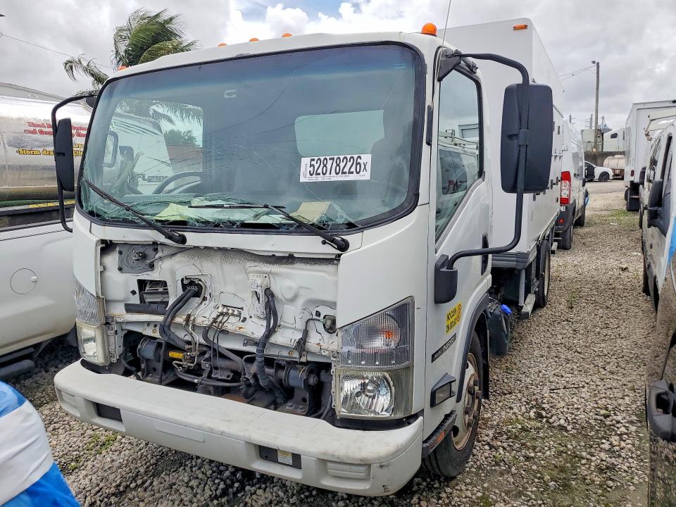 2017 Isuzu Npr VIN JALE5W168H7304420 COPART salvage auction — FRONT END, FL - CERT OF TITLE SLVG REBUILDABLE, sold $1,600 on 2026-07-28 (photo 1)