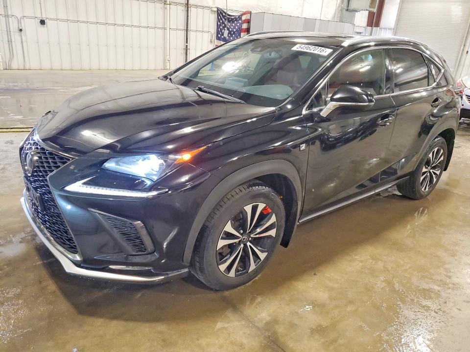 2021 Lexus Nx VIN JTJSARDZXM2252669 COPART salvage auction — FRONT END, Mn - Cert Of Title-Salvage, sold $11,600 on 2026-07-14 (photo 1)