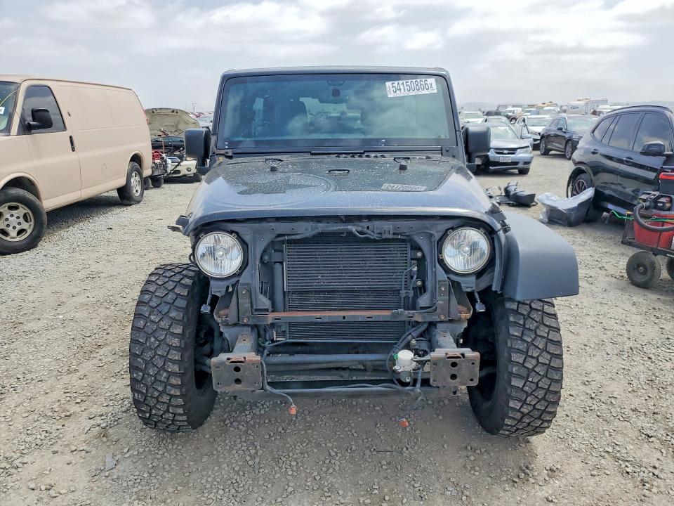 2017 Jeep Wrangler / VIN 1C4BJWDG7HL503230 COPART salvage auction — FRONT END, Ca - Salvage Certificate, sold $6,300 on 2026-07-02 (photo 5)