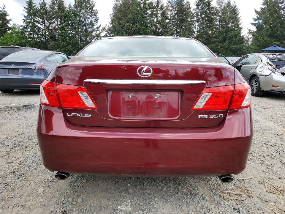 2008 Lexus Es 350 VIN JTHBJ46G682156186 COPART salvage auction — SIDE, Wa - Bill Of Sale, sold $1,750 on 2026-07-07 (photo 6)
