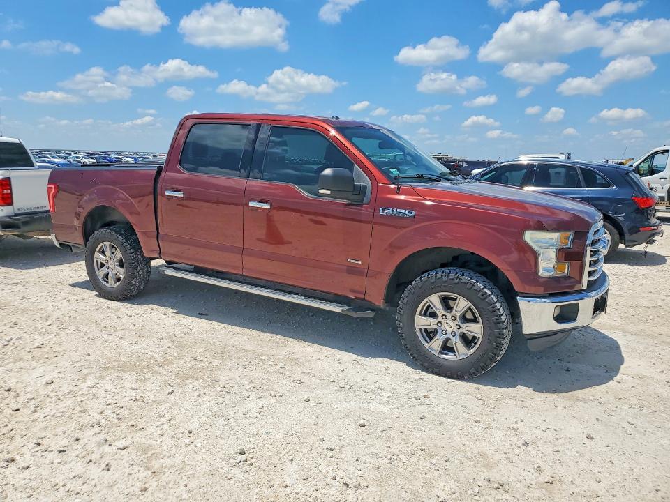2015 Ford F-150 VIN 1FTEW1CP9FKF02036 COPART salvage auction — REAR END, Tx - Salvage Vehicle Title, sold $4,650 on 2026-07-09 (photo 4)