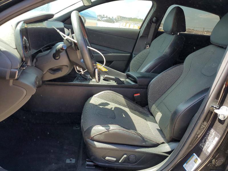 2025 Hyundai Elantra VIN KMHLR4DFXSU864134 COPART salvage auction — FRONT END, FL, sold $5,100 on 2026-07-29 (photo 7)
