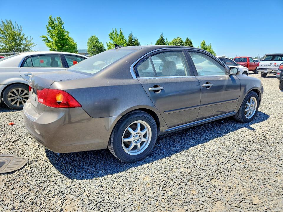 2010 Kia Optima VIN KNAGG4A87A5389159 COPART salvage auction — NORMAL WEAR, Or - Lien Papers, Clean Title, sold $525 on 2026-07-14 (photo 3)