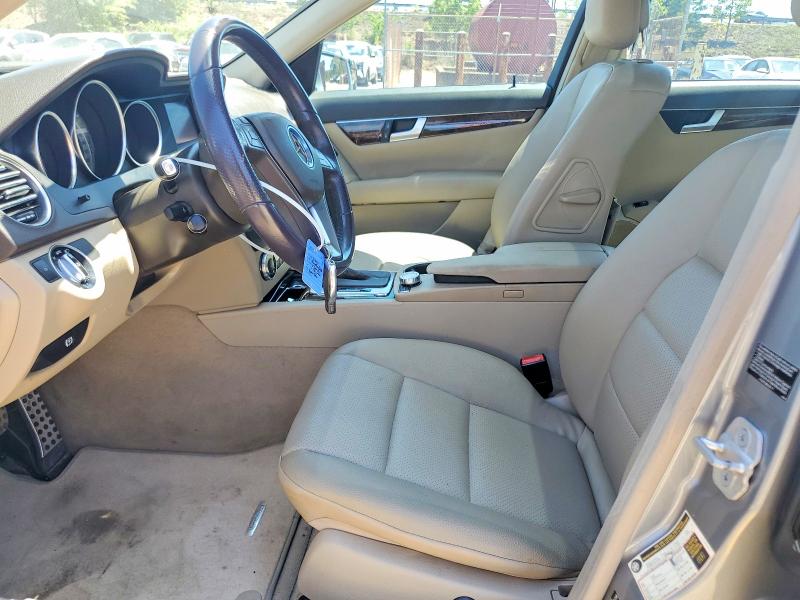 2014 Mercedes-benz C class VIN WDDGF4HB0ER306036 COPART salvage auction — REAR END, Sc - Cert Of Title-Salvage, sold $1,900 on 2026-07-31 (photo 7)