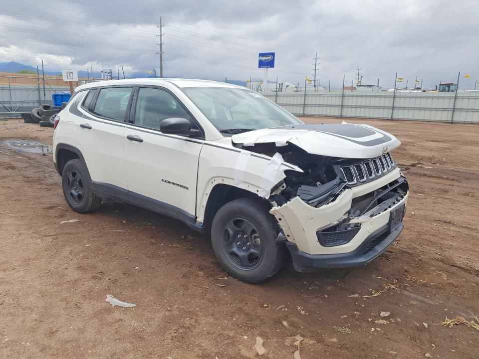 2021 Jeep Compass VIN 3C4NJDAB2MT591354 COPART salvage auction — FRONT END, Id - Salvage Certificate Of Title, sold $2,500 on 2026-08-03 (photo 4)