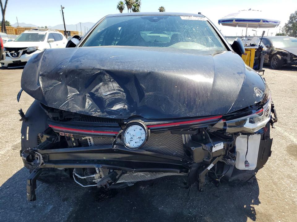 2025 Volkswagen Gti VIN WVWLA7CD6SW228974 COPART salvage auction — FRONT END, CA - SALVAGE CERTIFICATE, sold $4,650 on 2026-09-04 (photo 5)