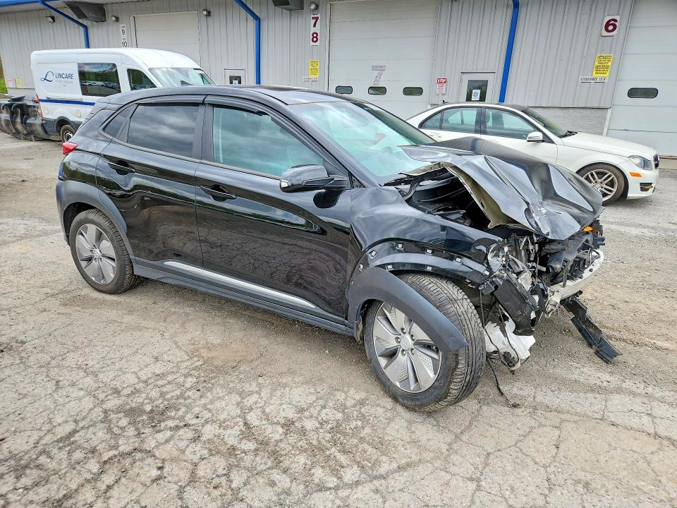 2021 Hyundai Kona VIN KM8K53AG3MU126905 COPART salvage auction — FRONT END, Ny - Mv-907A Salvage Certificate, sold $2,250 on 2026-07-07 (photo 4)