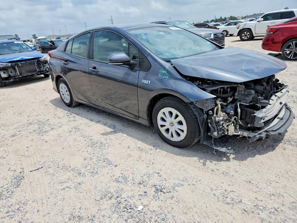 2021 Toyota Prius VIN JTDKAMFP1M3177016 COPART salvage auction — FRONT END, TX - SALVAGE VEHICLE TITLE, sold $3,850 on 2026-07-31 (photo 4)