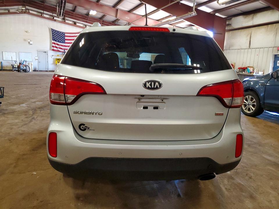 2014 Kia Sorento VIN 5XYKT3A62EG484243 COPART salvage auction — MECHANICAL, Mi - Certificate Of Title, sold $275 on 2026-07-24 (photo 6)