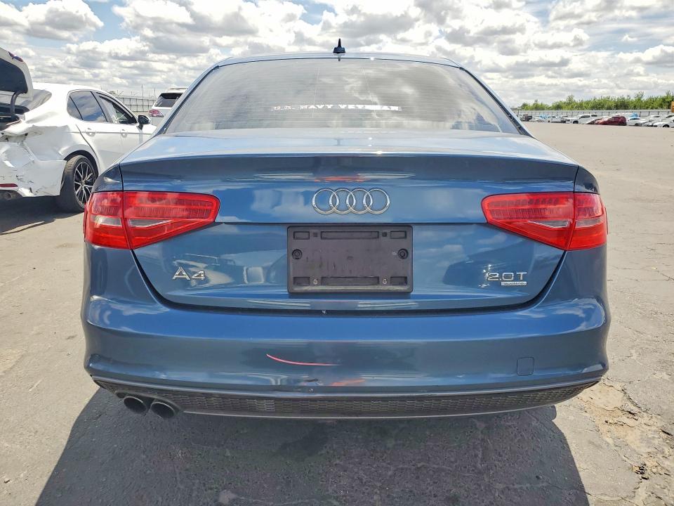 2015 Audi A4 VIN WAUBFAFL8FN017104 COPART salvage auction — FRONT END, CA - SALVAGE CERTIFICATE, sold $100 on 2026-07-23 (photo 6)