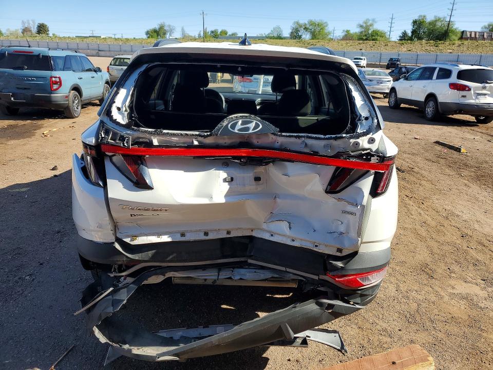 2022 Hyundai Tucson VIN KM8JBCAE7NU032594 COPART salvage auction — REAR END, Co - Salvage Title, sold $5,000 on 2026-07-27 (photo 6)