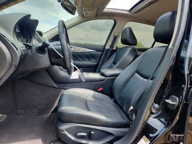 2015 Infiniti Q50 VIN JN1BV7AP3FM338592 COPART salvage auction — WATER/FLOOD, Oh - Cert Of Title-Salvage Flood, sold $1,750 on 2026-07-13 (photo 7)