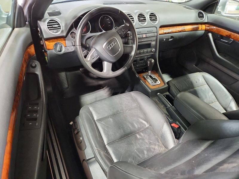 2007 Audi A4 VIN WAUDF48H97K037111 COPART salvage auction — MECHANICAL, Mn - Certificate Of Title, sold $1,150 on 2026-07-02 (photo 8)