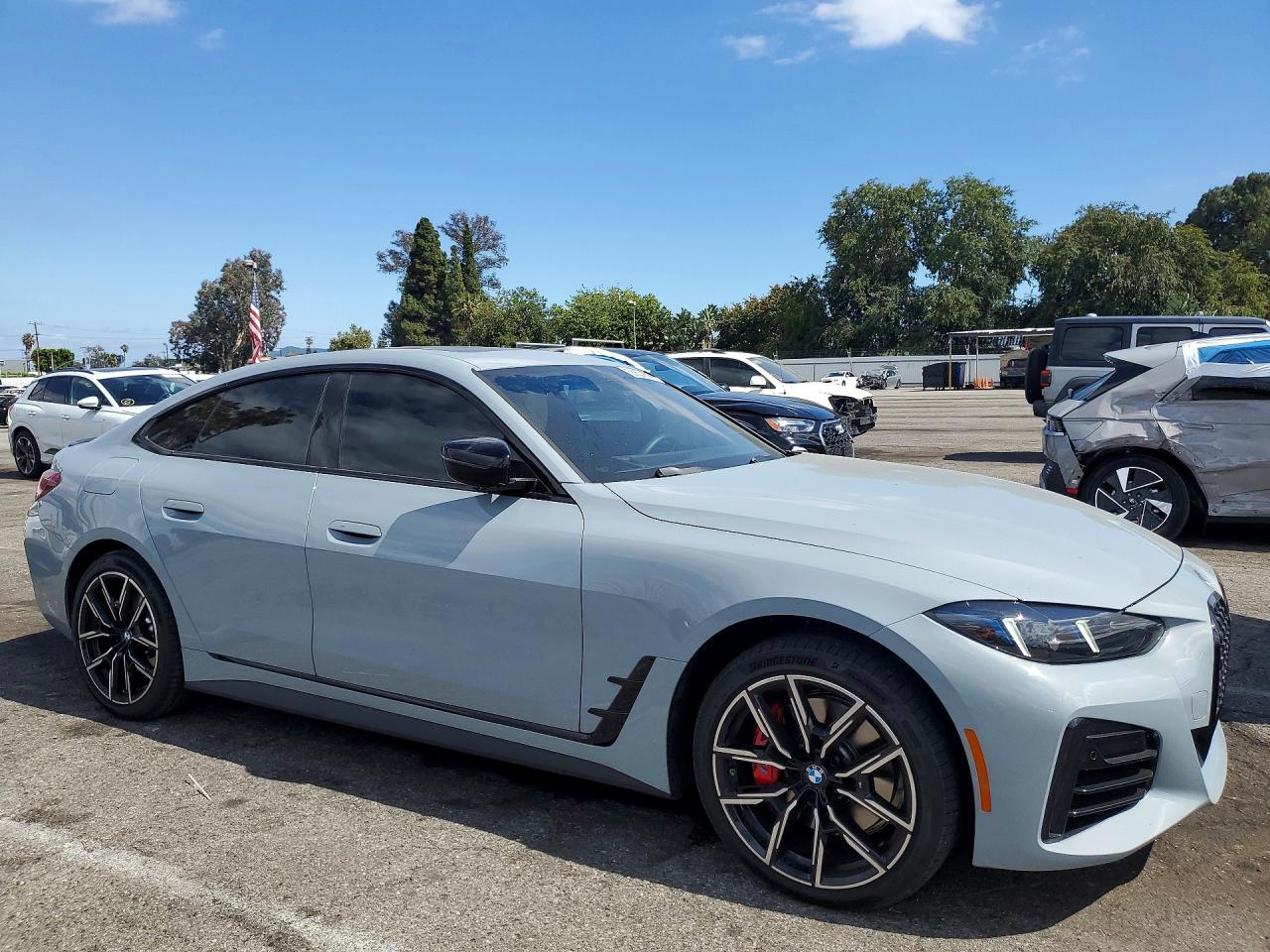 2026 BMW 4 Series VIN WBA23FB05TFW26545 COPART salvage auction — Front End, CA - SALVAGE CERTIFICATE, sold $27,000 on 2026-08-14 (photo 4)