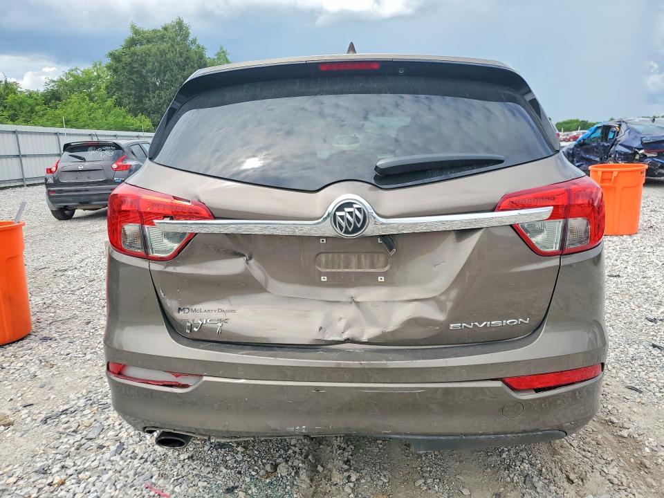 2018 Buick Envision VIN LRBFX1SA0JD025054 COPART salvage auction — REAR END, Ar - Cert Of Title-Salvage, sold $4,800 on 2026-07-22 (photo 6)